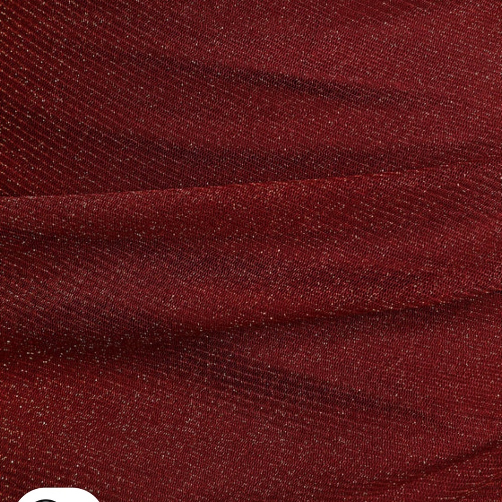NWT Lulus Next Please Gold and Burgundy Cowl Neck Bodycon Dress - Picture 7 of 15